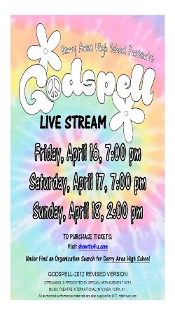 Godspell Flyer